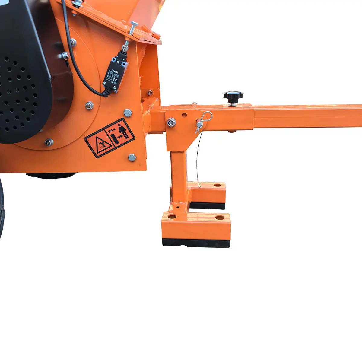 120 mm Wood Chipper with 14 HP Gas Engine, Electric Start, 50 mm Hitch Tow-Behind, TMG-GWC20L - Image 11