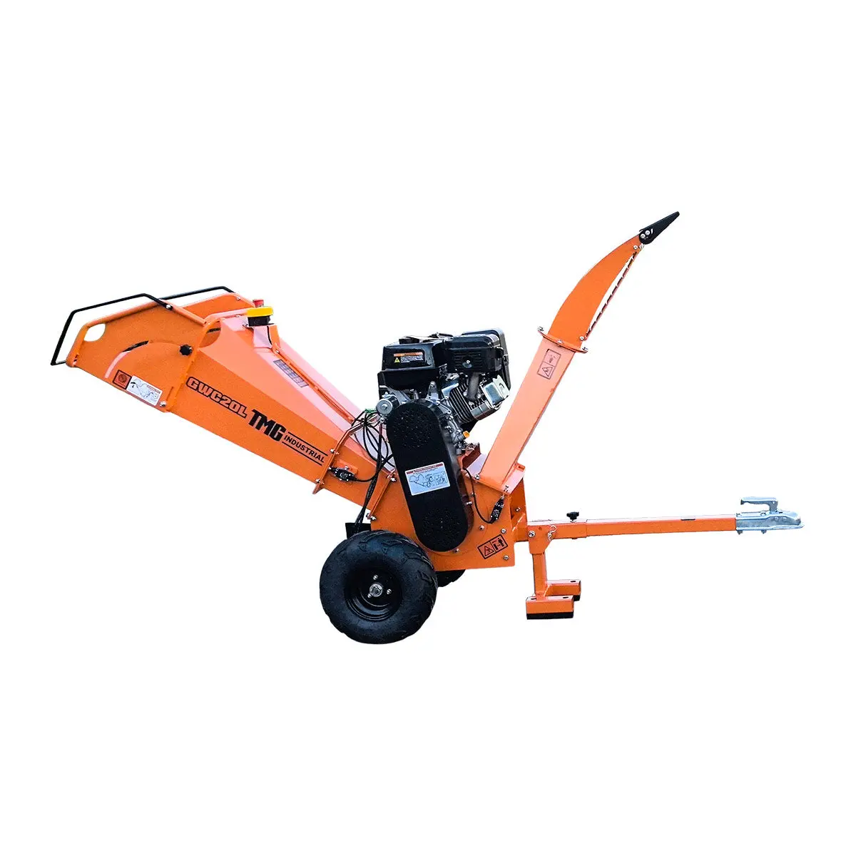 120 mm Wood Chipper with 14 HP Gas Engine, Electric Start, 50 mm Hitch Tow-Behind, TMG-GWC20L - Image 18