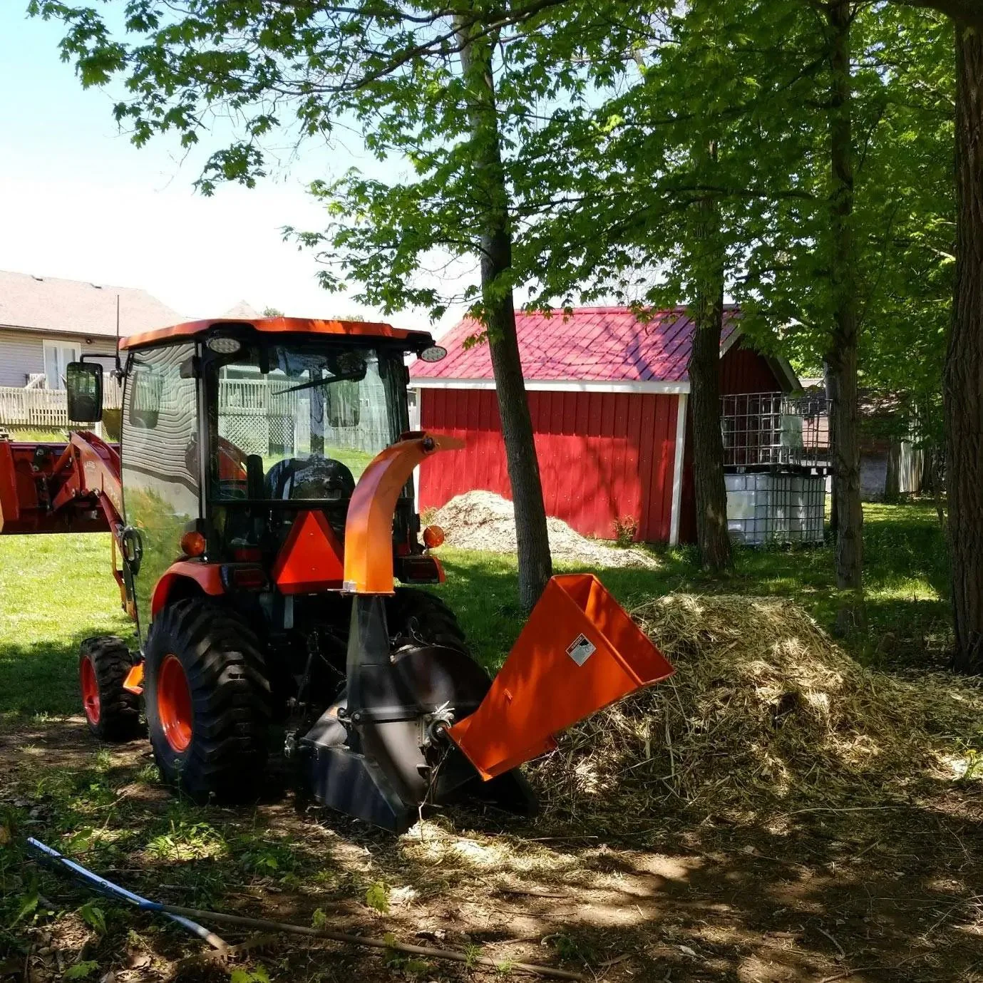 3-Point Hitch Wood Chipper, 10 cm (4″) Chipping Capacity, 540 RPM PTO Shaft, TMG-WC42 - Image 4