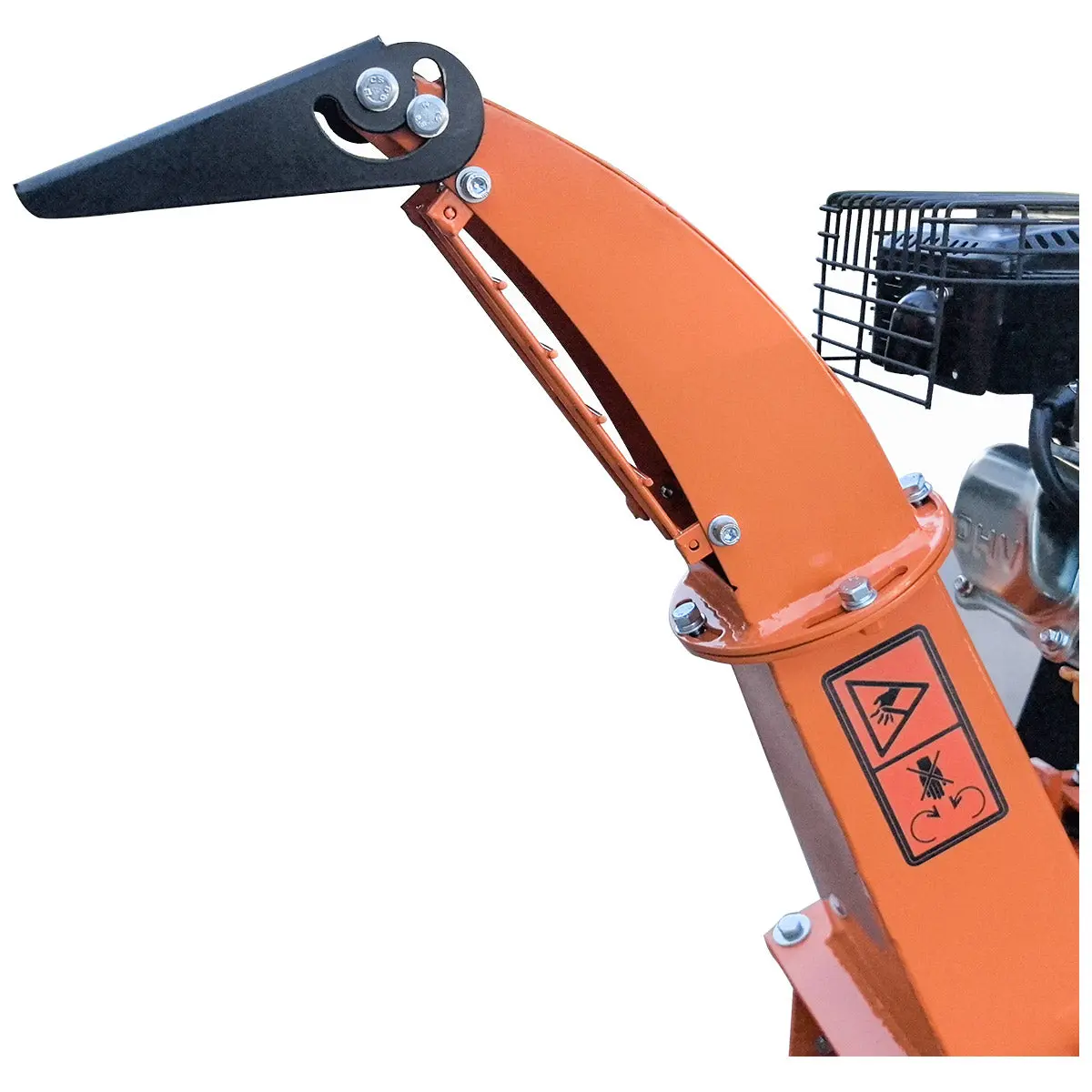 100 mm Wood Chipper with 6.5 HP Gas Engine, 150 mm Reversible Blades, 240 mm Rotor, TMG-GWC10L - Image 12
