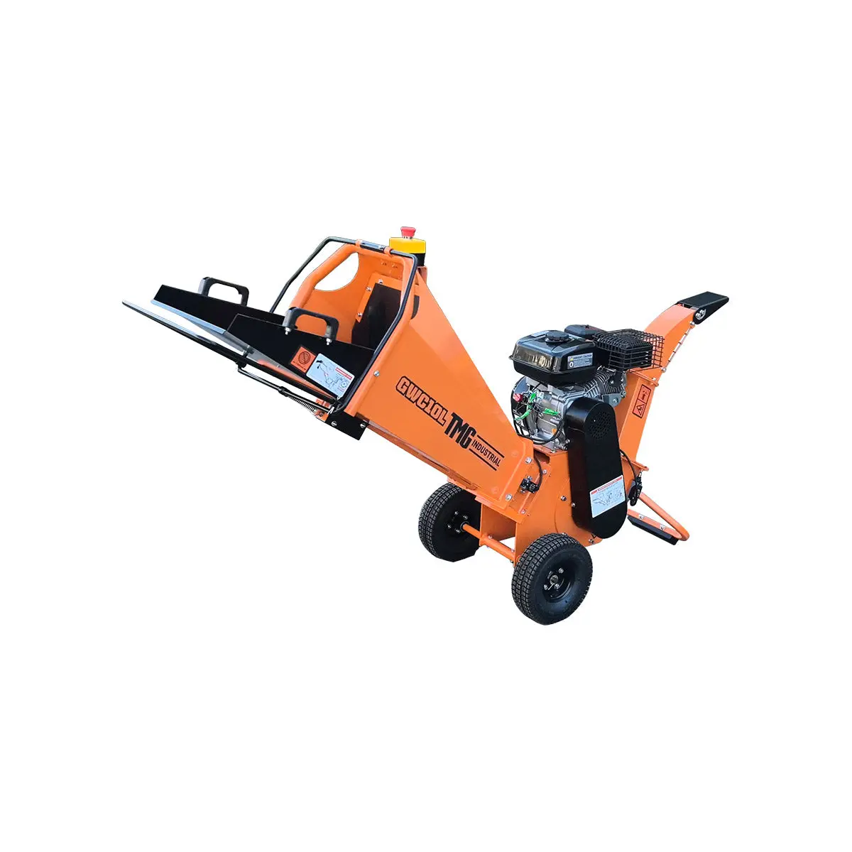 100 mm Wood Chipper with 6.5 HP Gas Engine, 150 mm Reversible Blades, 240 mm Rotor, TMG-GWC10L - Image 14