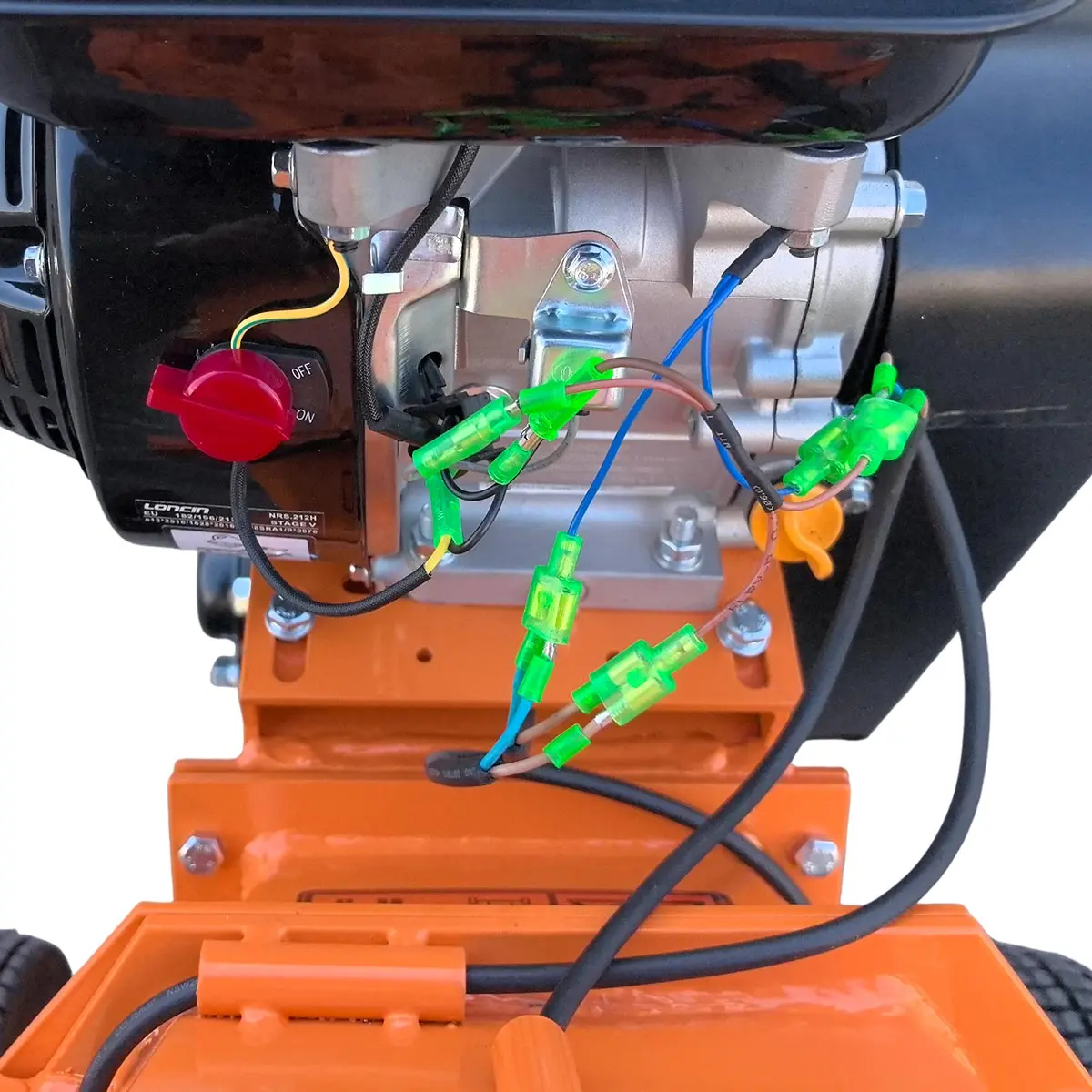 100 mm Wood Chipper with 6.5 HP Gas Engine, 150 mm Reversible Blades, 240 mm Rotor, TMG-GWC10L - Image 8