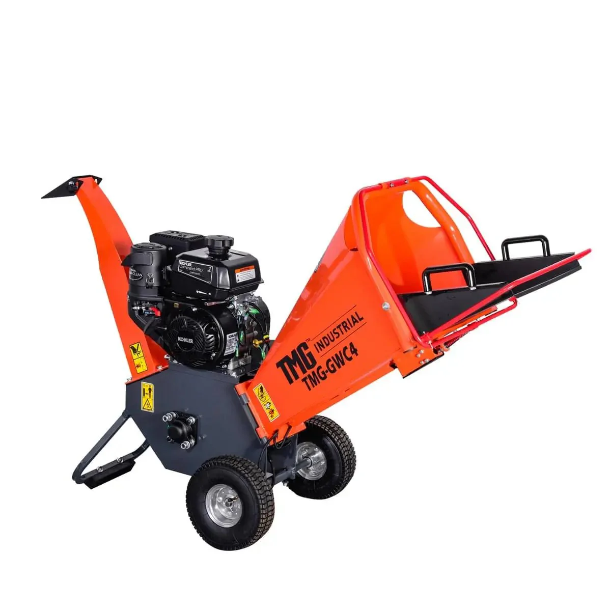 TMG Heavy Series™ 100 mm Wood Chipper with 7 HP Kohler Gas Engine and 152mm Reversible Blades, TMG-GWC4 - Image 7
