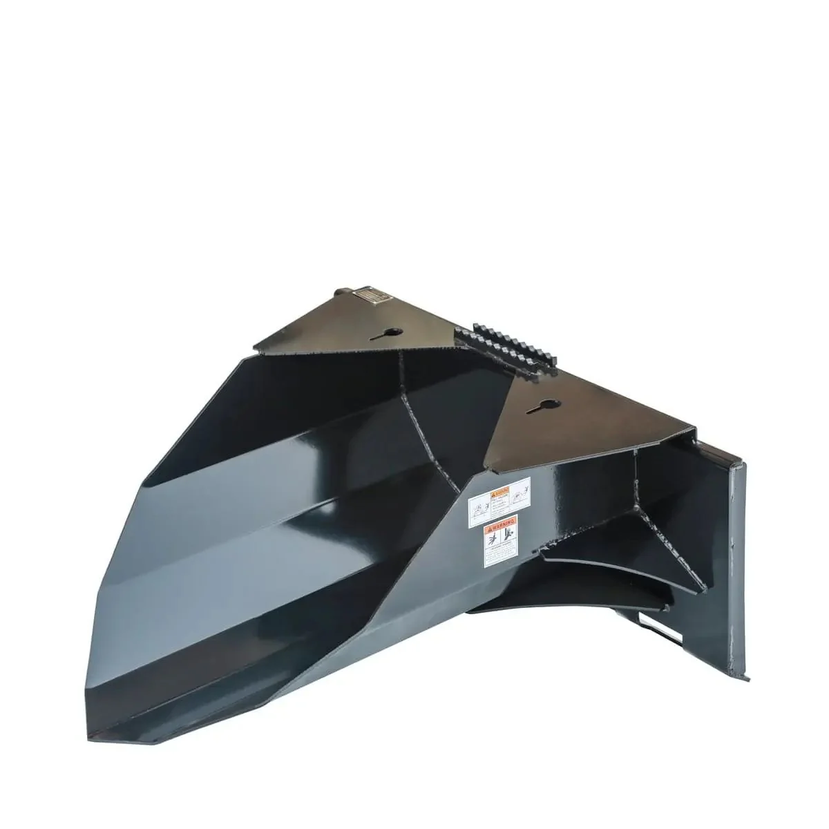 1067 mm (42″) Heavy Duty Skid Steer Tree Scoop, 680 kg (1500 lb) Capacity, Chain Slot Tie Downs, TMG-TS42