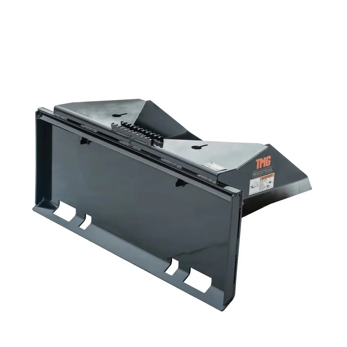 1067 mm (42″) Heavy Duty Skid Steer Tree Scoop, 680 kg (1500 lb) Capacity, Chain Slot Tie Downs, TMG-TS42 - Image 5