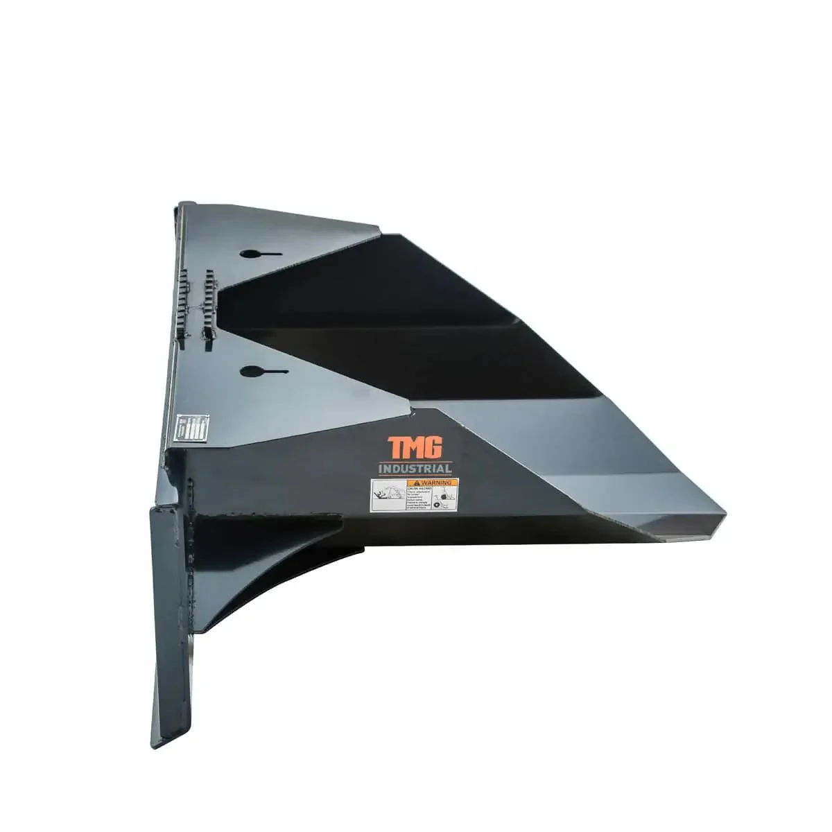 1067 mm (42″) Heavy Duty Skid Steer Tree Scoop, 680 kg (1500 lb) Capacity, Chain Slot Tie Downs, TMG-TS42 - Image 6