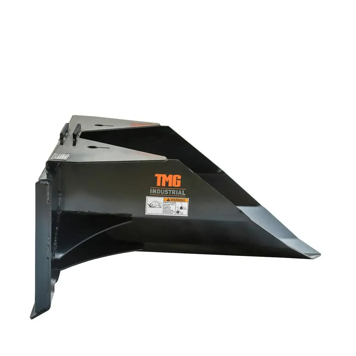 1067 mm (42″) Heavy Duty Skid Steer Tree Scoop, 680 kg (1500 lb) Capacity, Chain Slot Tie Downs, TMG-TS42 - Image 9