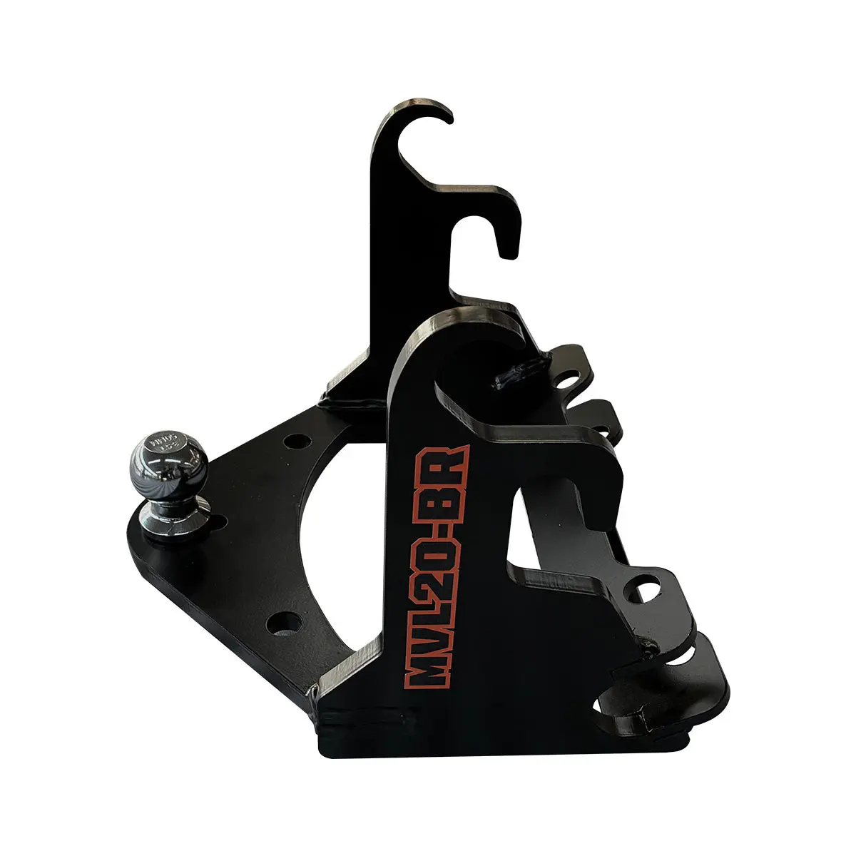 50 mm (2") Ball Mount Hitch Receiver, Works for TMG-MVL16 & TMG-MVL20 Stand-on Skid Steer, TMG-MVL20-BR - Image 2