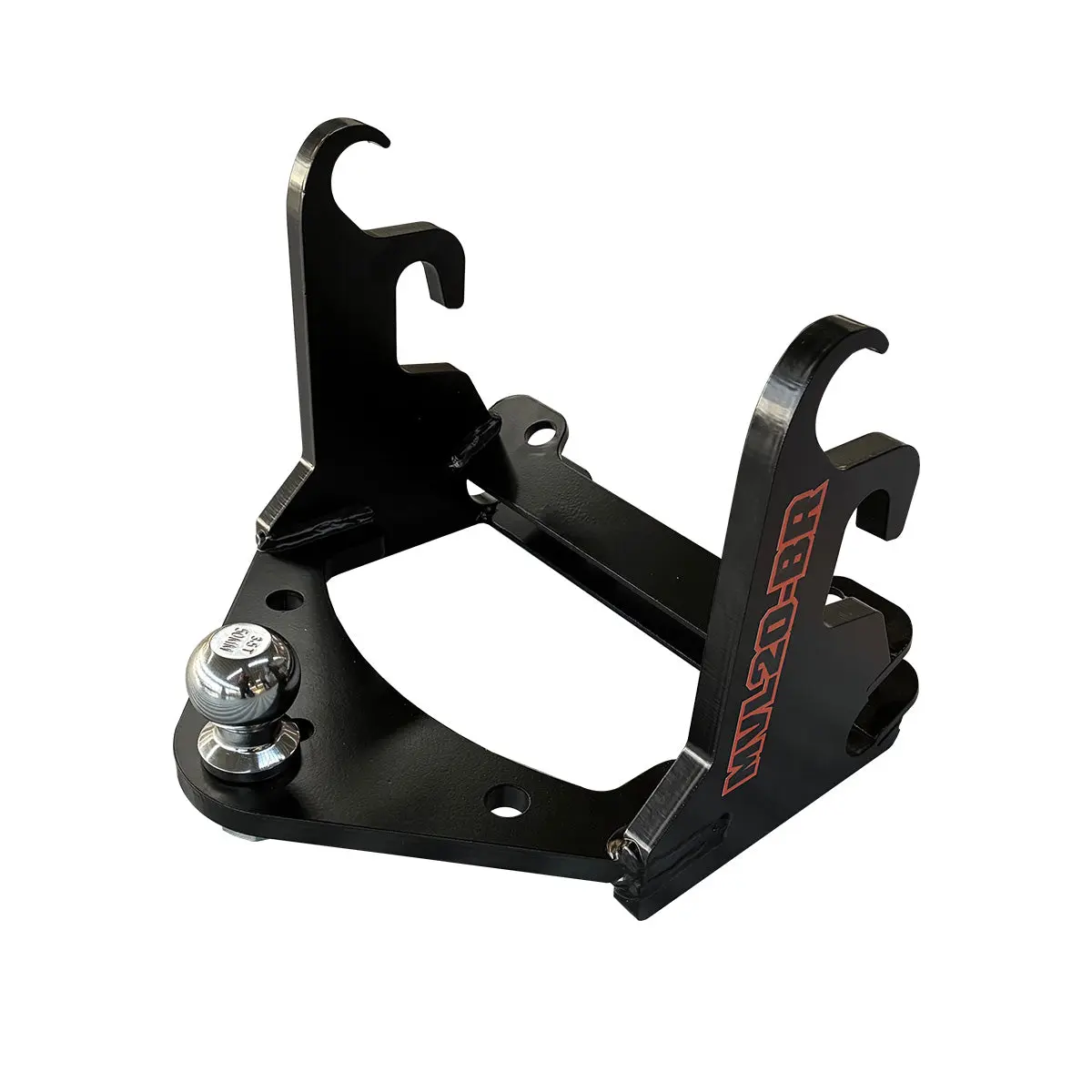 50 mm (2") Ball Mount Hitch Receiver, Works for TMG-MVL16 & TMG-MVL20 Stand-on Skid Steer, TMG-MVL20-BR - Image 3