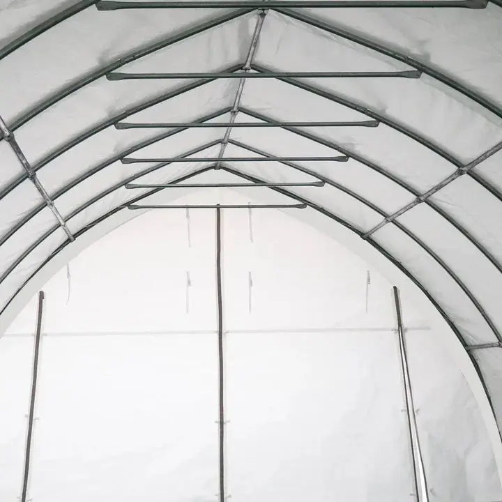 6.1 m x 9.1 m (20' x 30') Arch Wall Peak Ceiling Storage Shelter with Heavy Duty 576 gsm (17 oz) PVC Cover & Drive Through Doors, TMG-ST2032PV (Previously ST2031PV) - Image 15