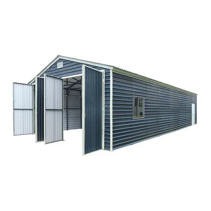 6 x 12 m Metal Garage Shed, 2.8 m High Double Front Doors, 4 m Peak, 72 m² TMG-MS2040 - Image 18