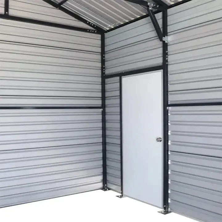 6 x 12 m Metal Garage Shed, 2.8 m High Double Front Doors, 4 m Peak, 72 m² TMG-MS2040 - Image 5