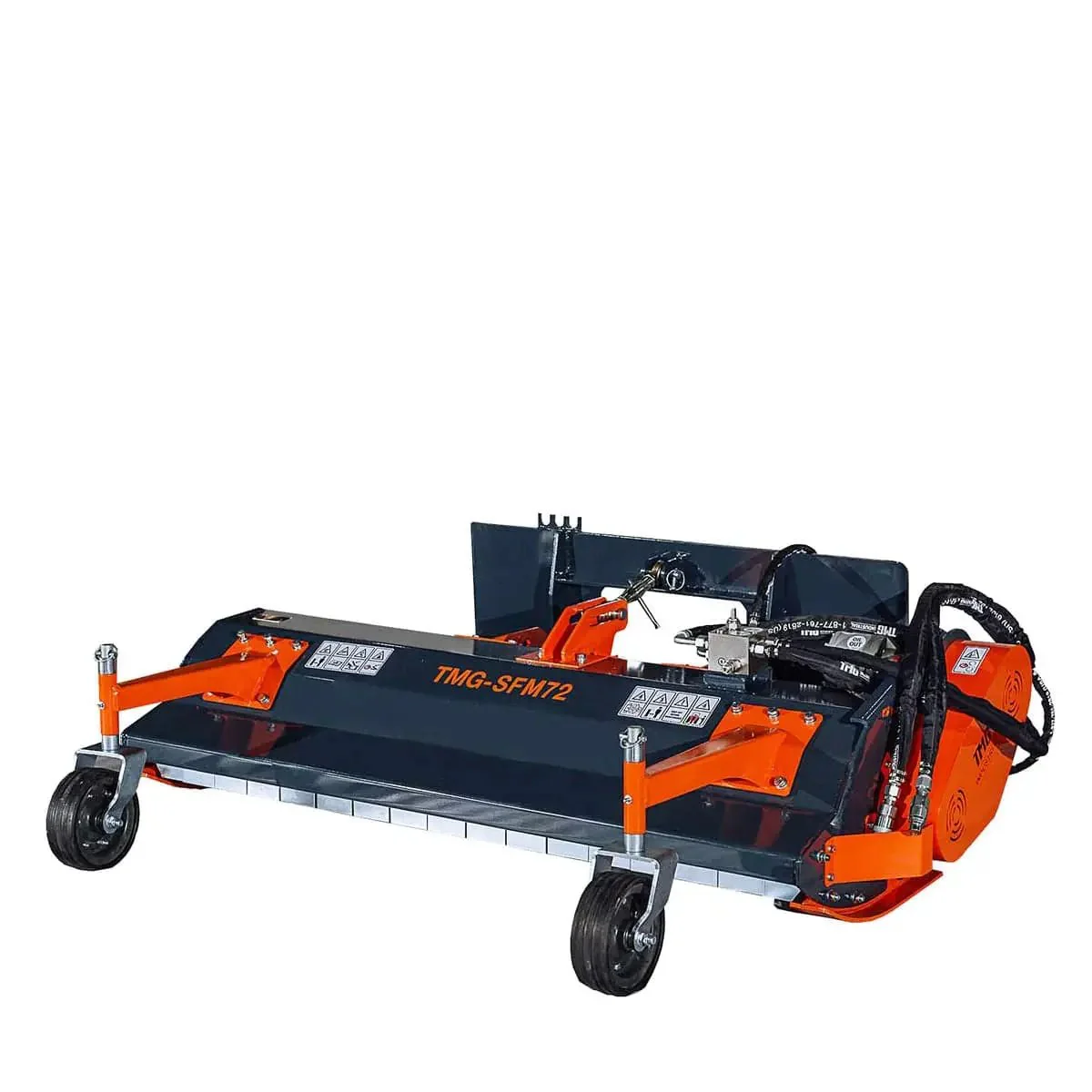 1830 mm (72") Hydraulic Skid Steer Flail Mower, TMG-SFM72