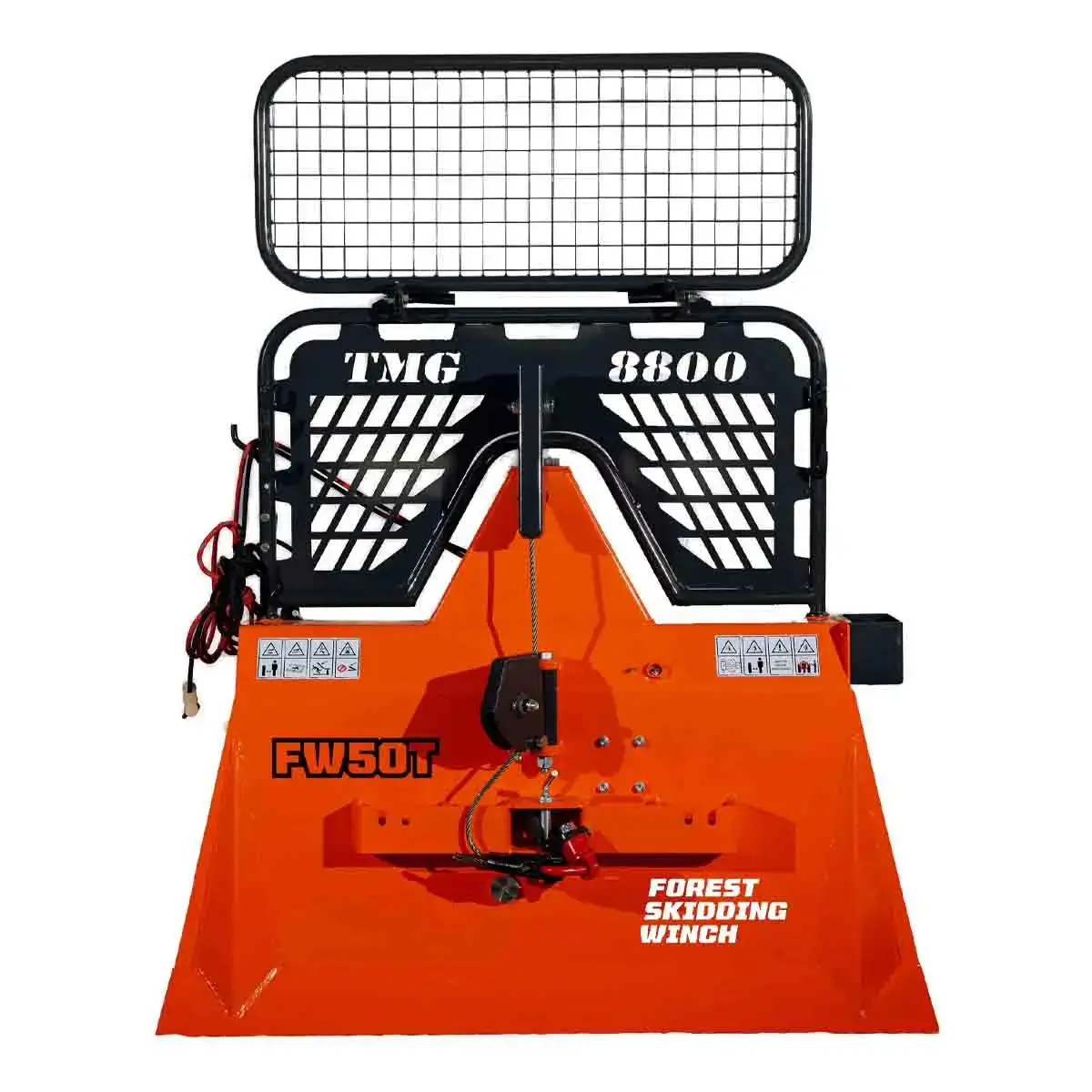 42 kN Log Skidding Winch for 30 - 50 HP Tractors, 3-Point Hitch, Category 1, TMG-FW50T - Image 8