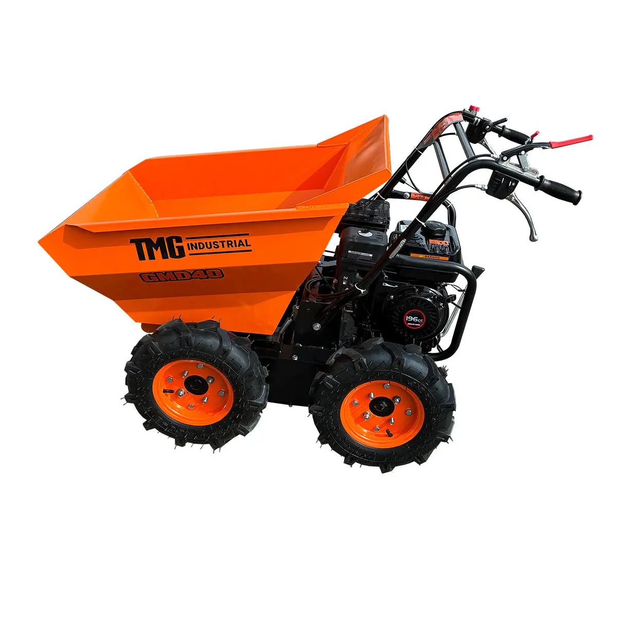 400 kg Wheeled Dumper, All-Wheel Drive, 196cc 6.5 HP Gas Engine, 3-Speed Transmission, TMG-GMD40 - Image 18