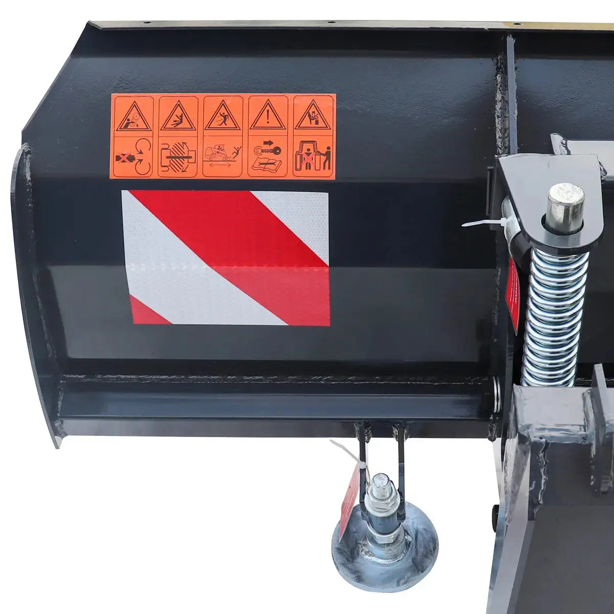 239 cm Skid Steer Dozer Blade/Snow Plow Pusher (94"), 30° Left & Right, Bolt-On Cutting Edge, Adjustable Skid Shoes, Universal Quick Mount, TMG-DB94 - Image 11