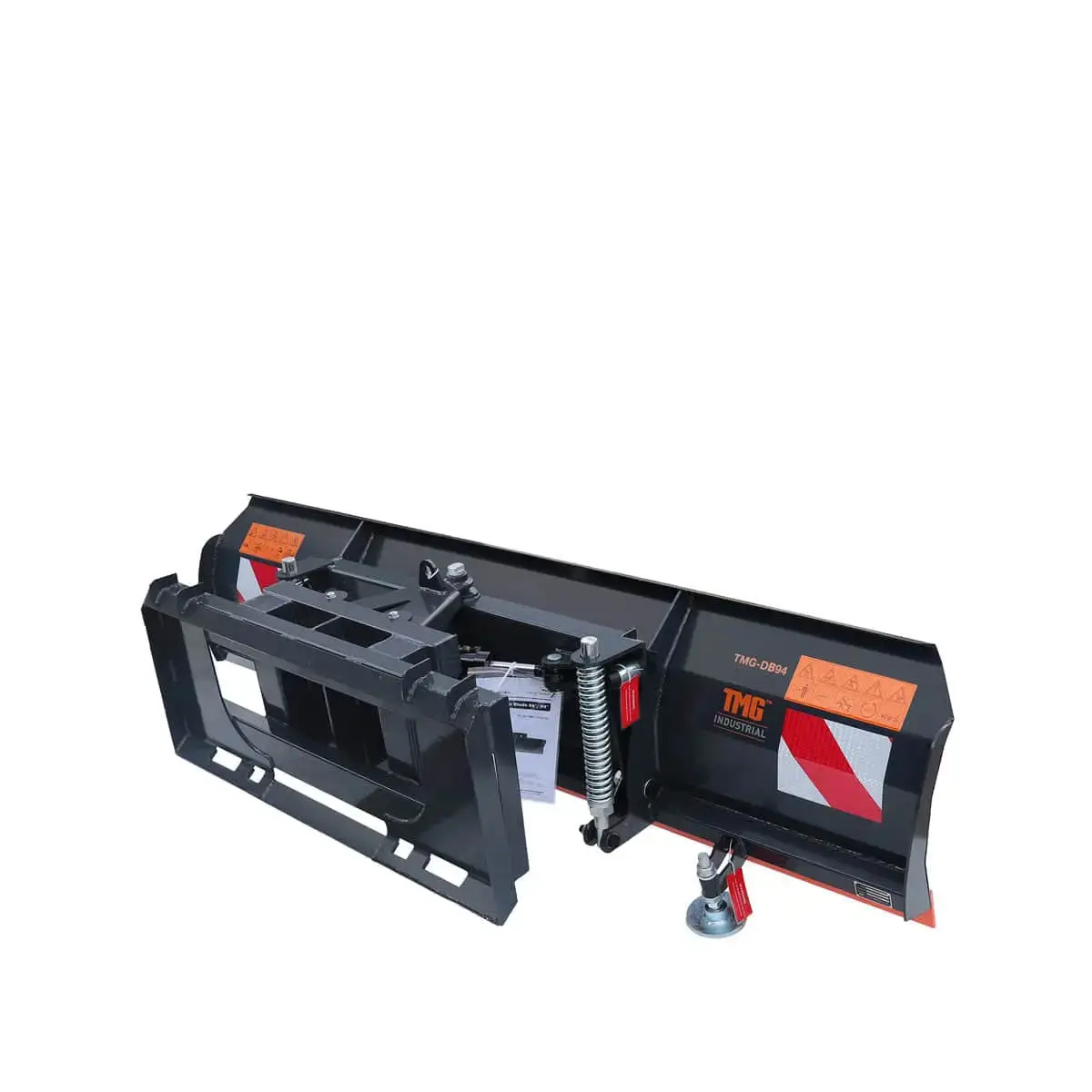 239 cm Skid Steer Dozer Blade/Snow Plow Pusher (94"), 30° Left & Right, Bolt-On Cutting Edge, Adjustable Skid Shoes, Universal Quick Mount, TMG-DB94 - Image 7
