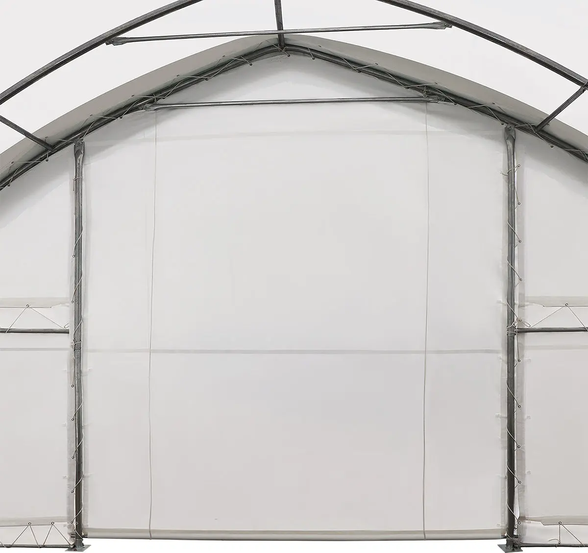 9m × 12m Peak Ceiling Storage Shelter with Heavy Duty 450 GSM PVC Cover & Drive Through Doors, TMG-ST3042V (Previously ST3040V) - Image 10