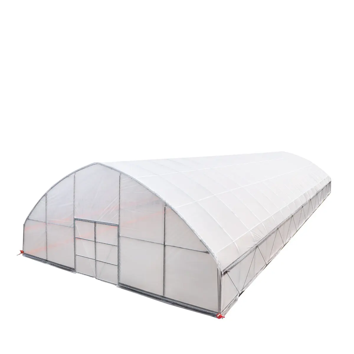 9 x 25 m Commercial Tunnel Greenhouse with 6 Mil Clear Poly Covers and Roll-Up Sides, TMG-GH3080-V2 (Previously GH3080) - Image 11