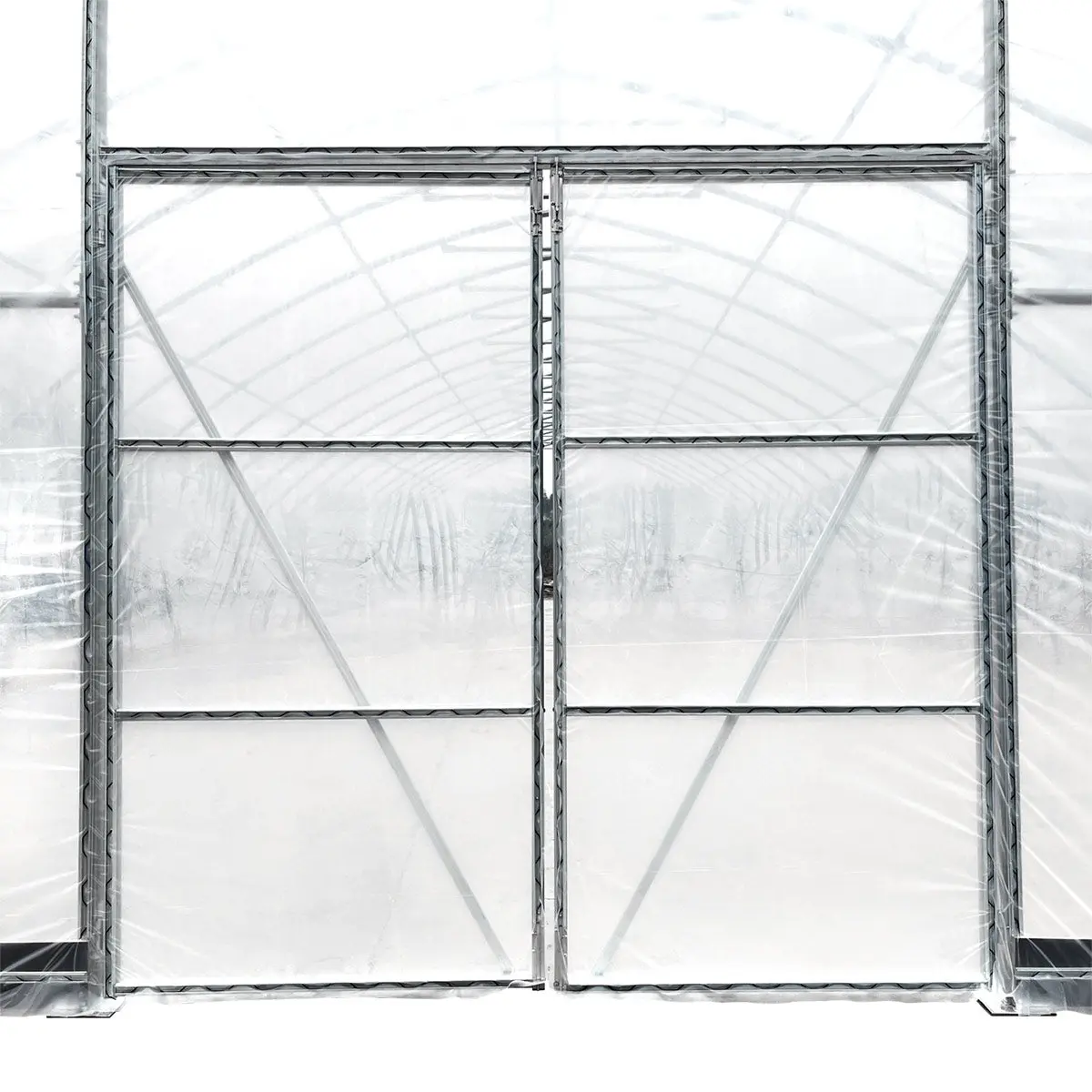 9 x 25 m Commercial Tunnel Greenhouse with 6 Mil Clear Poly Covers and Roll-Up Sides, TMG-GH3080-V2 (Previously GH3080) - Image 19