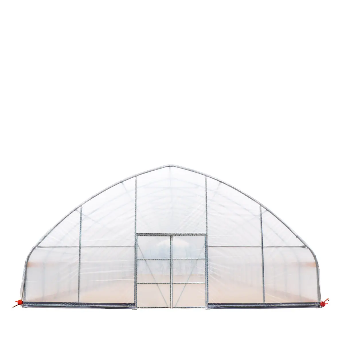 9 x 25 m Commercial Tunnel Greenhouse with 6 Mil Clear Poly Covers and Roll-Up Sides, TMG-GH3080-V2 (Previously GH3080) - Image 2