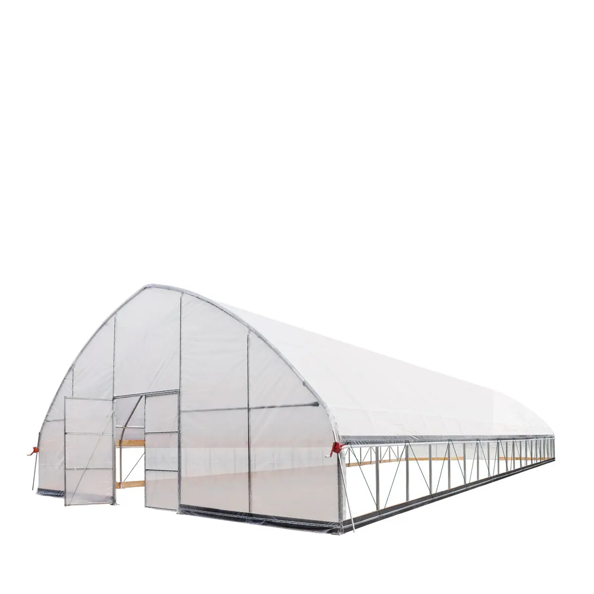 9 x 25 m Commercial Tunnel Greenhouse with 6 Mil Clear Poly Covers and Roll-Up Sides, TMG-GH3080-V2 (Previously GH3080) - Image 7