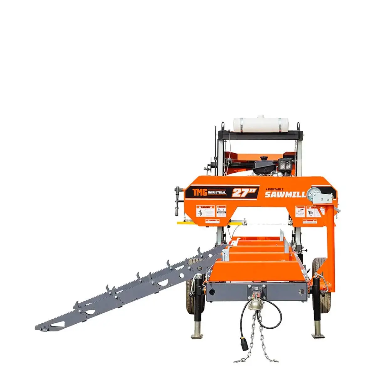 Log Loading Ramp Kit for Sawmill Trailer PSM27, Mast/Boom, 178 cm Ramp Length, 1724-lb Load Capacity, TMG-PSM27-Lramp - Image 7