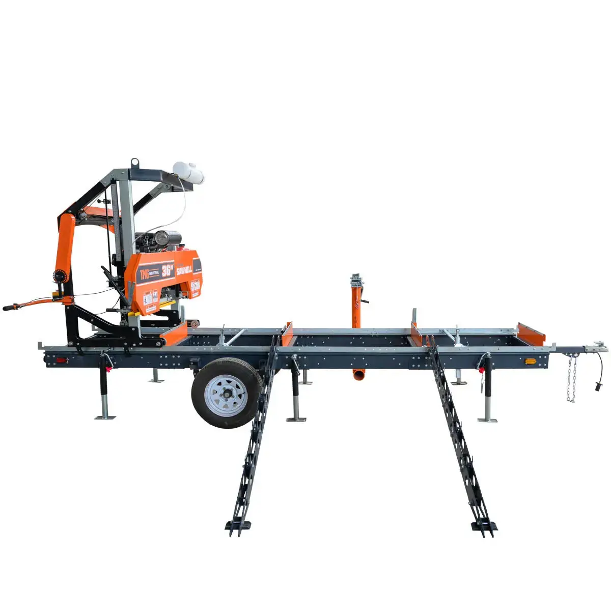 Log Loading/Rolling & Ramp Package for TMG-PSM36, 2-Speed Winch, 224" Ramp Length, 3402 kg Load Capacity, TMG-PSM36-LRAMP - Image 2