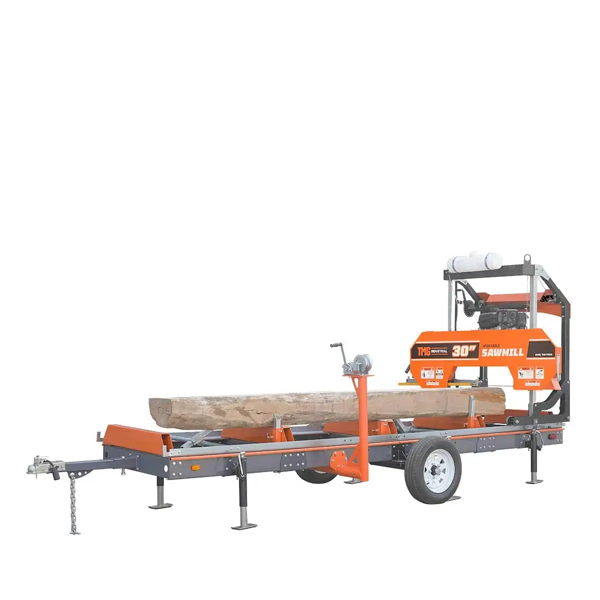 Mobility Combo Kit for Sawmill PSM27 & PSM30, Rubber Torsion Axle, Sawhead Lockdown, Wheel Fenders, Wiring Harness, TMG-PSM27-30-Mjack - Image 10