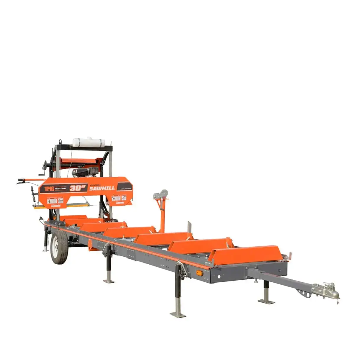 Mobility Combo Kit for Sawmill PSM27 & PSM30, Rubber Torsion Axle, Sawhead Lockdown, Wheel Fenders, Wiring Harness, TMG-PSM27-30-Mjack - Image 3