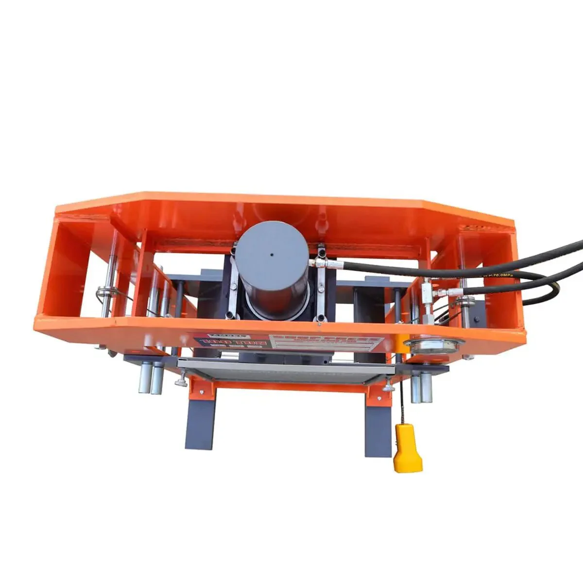 100 Ton Hydraulic Shop Press, Air & Manual Dual Operation, Protective Grid Guard, TMG-SP100 - Image 4