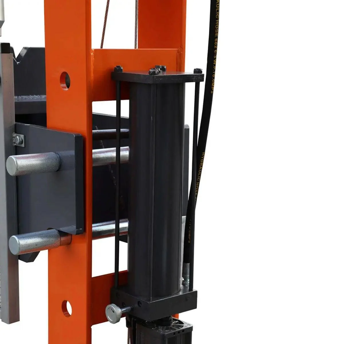 100 Ton Hydraulic Shop Press, Air & Manual Dual Operation, Protective Grid Guard, TMG-SP100 - Image 5