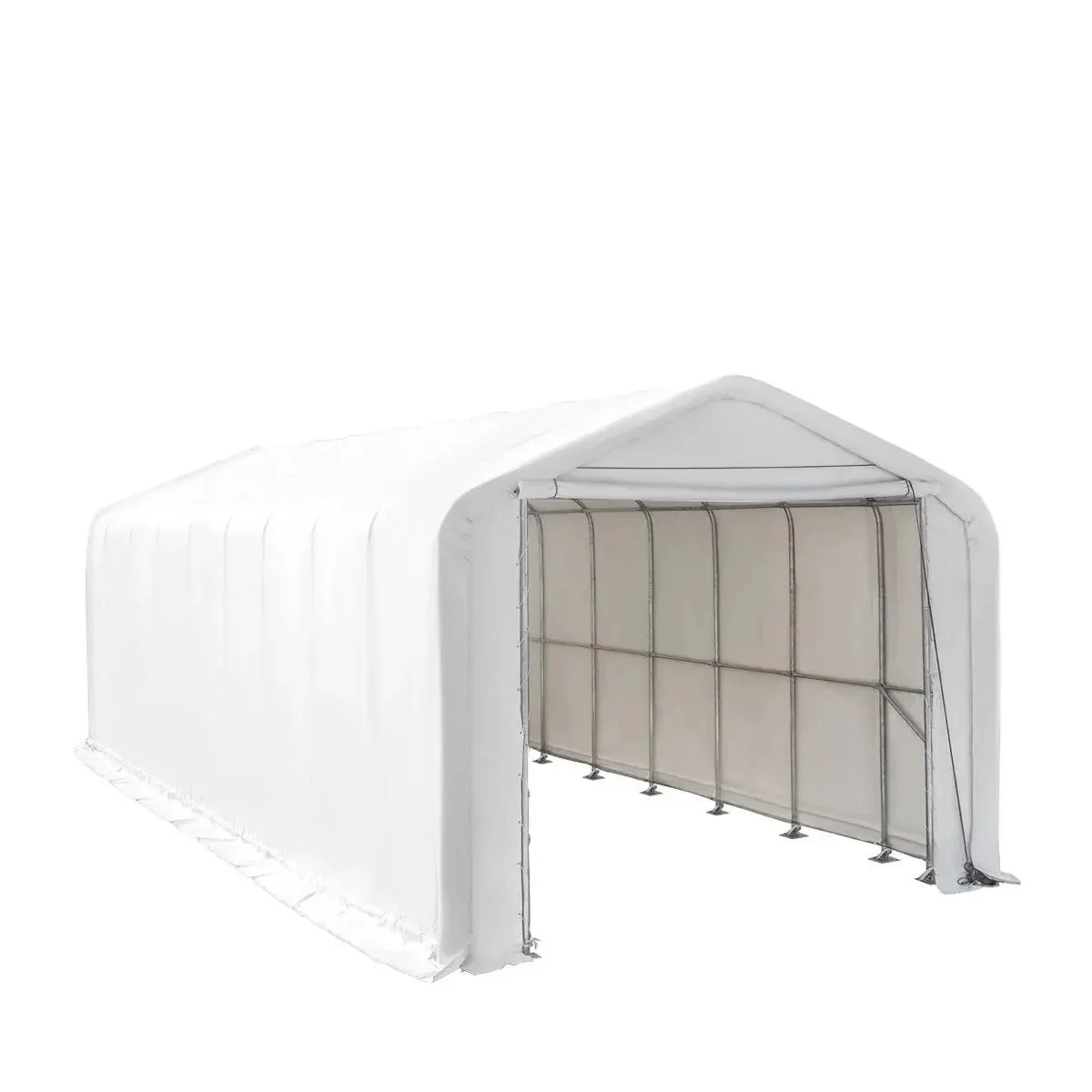 5.5 x 13.5m RV/Motorhome Storage Shelter with Heavy-Duty 570 gsm PVC Fabric Cover, TMG-ST1845 - Image 3