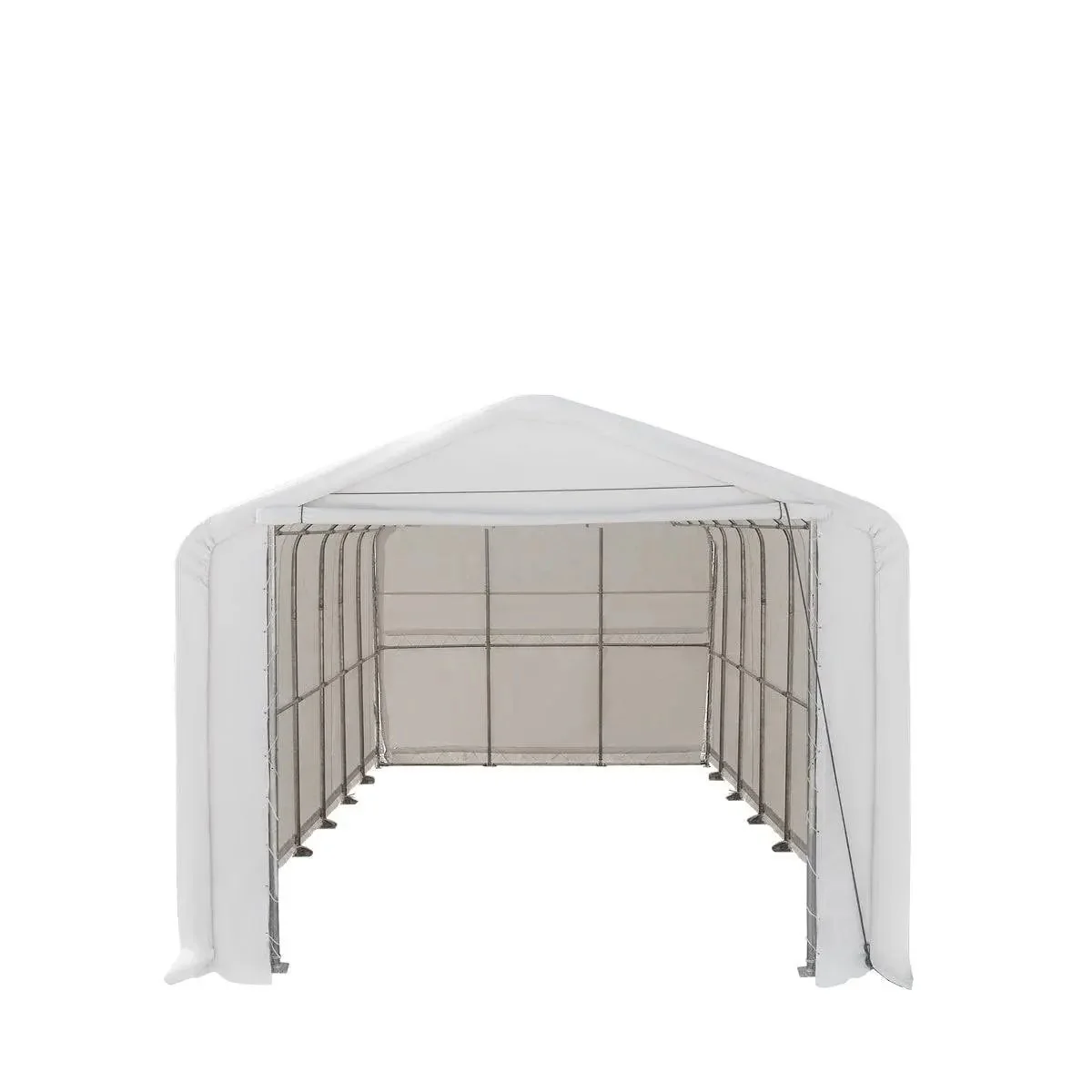 5.5 x 9m RV/Motorhome Storage Shelter with Heavy-Duty 570 gsm PVC Fabric Cover, TMG-ST1830 - Image 2