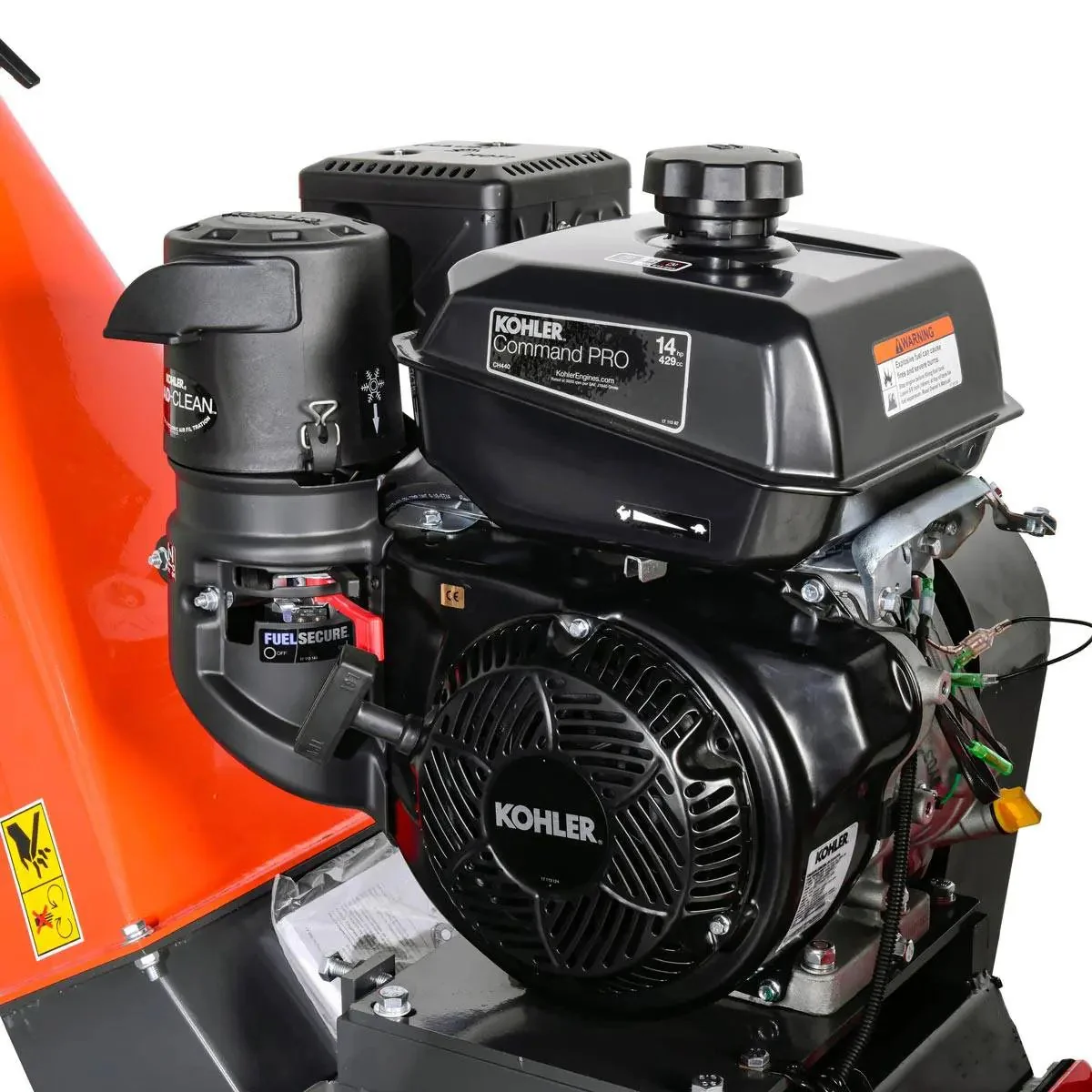 TMG Heavy Series™ 150 mm (6") Wood Chipper with 14 HP Kohler Gas Engine, 50 mm (2") Hitch Tow-Behind, TMG-GWC6 - Image 10