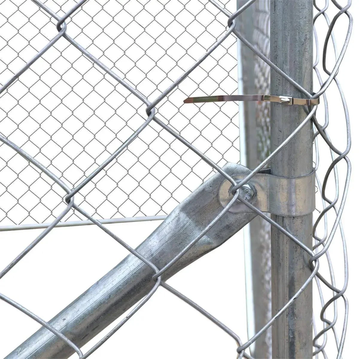 3 x 6 m Outdoor Dog Kennel Playpen with Locking Gate, 1.85 m Chain-link Fence, TMG-DCP1020 - Image 8
