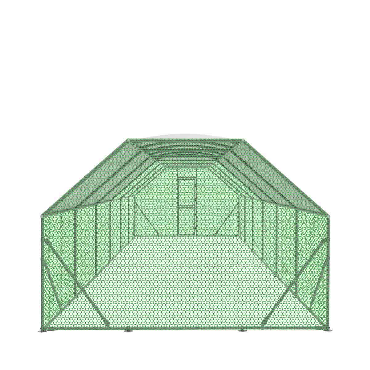 3 x 12 m Chicken Coop Run Shelter with Lockable Gate, 2 m High, 36 m², TMG-CRS1040 - Image 5