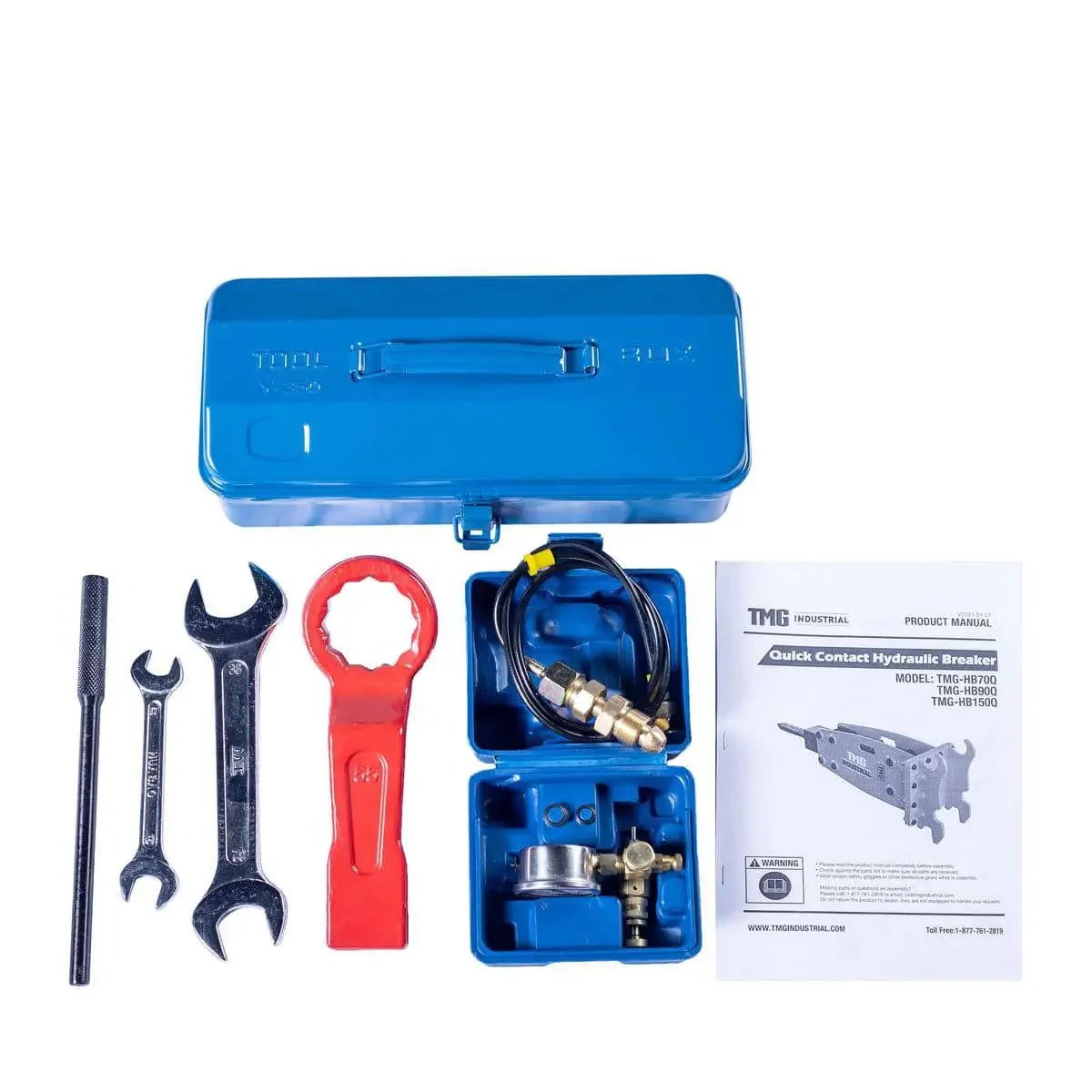 Hydraulic Breaker for 10–15 Ton Excavators, Quick-Change Lugging, TMG-HB150Q - Image 10