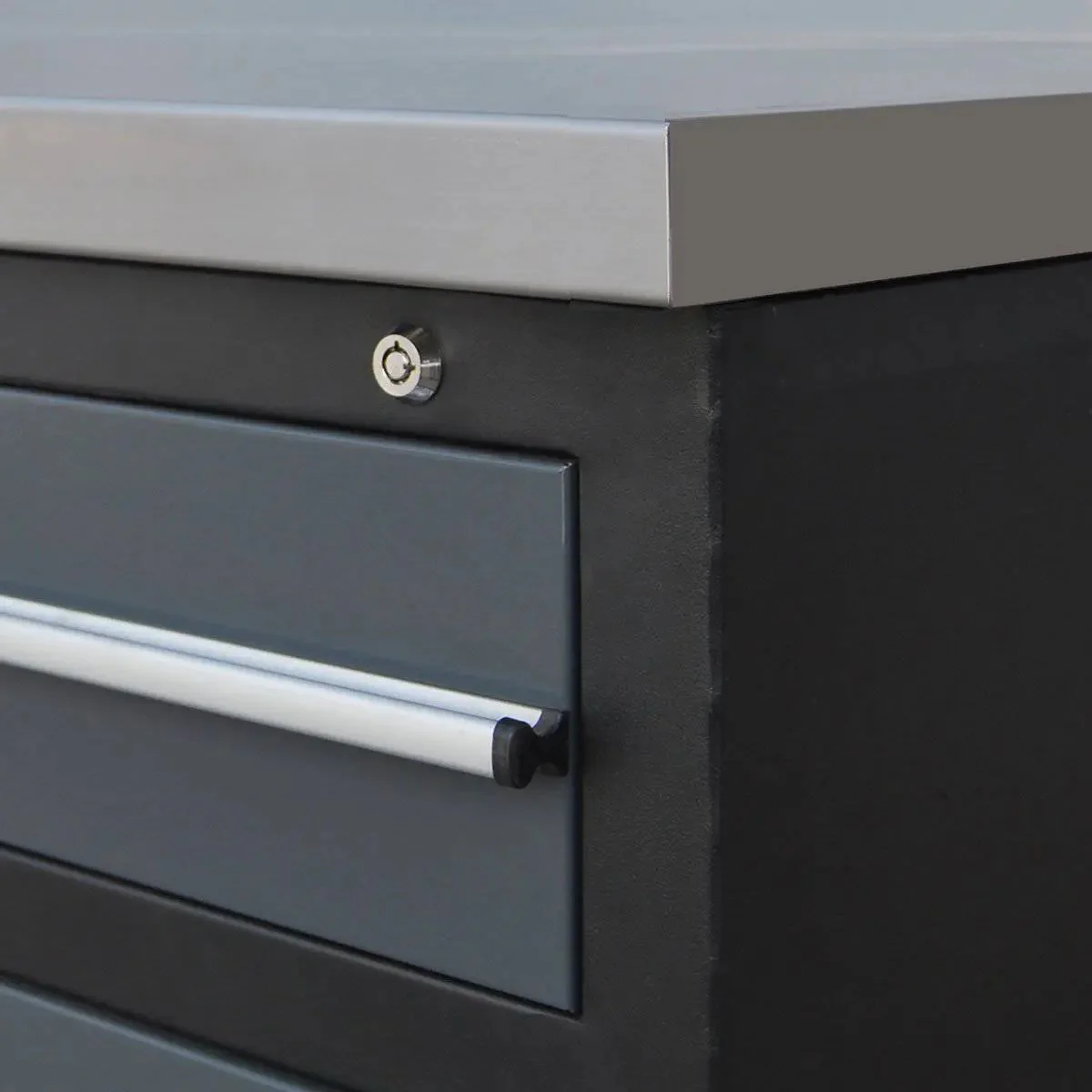 TMG Heavy Series™ 2.8m Workbench with Stainless Steel Benchtop and 20 Drawers, TMG-WB920 - Image 6