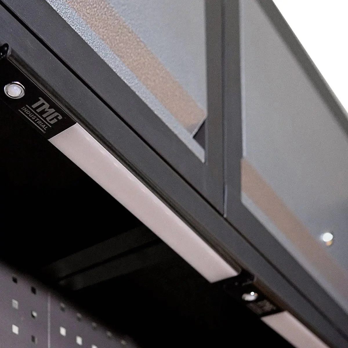 3.8m Steel Garage Cabinet with Workbench, Pegboard and LED Lighting, TMG-WBM12 - Image 7