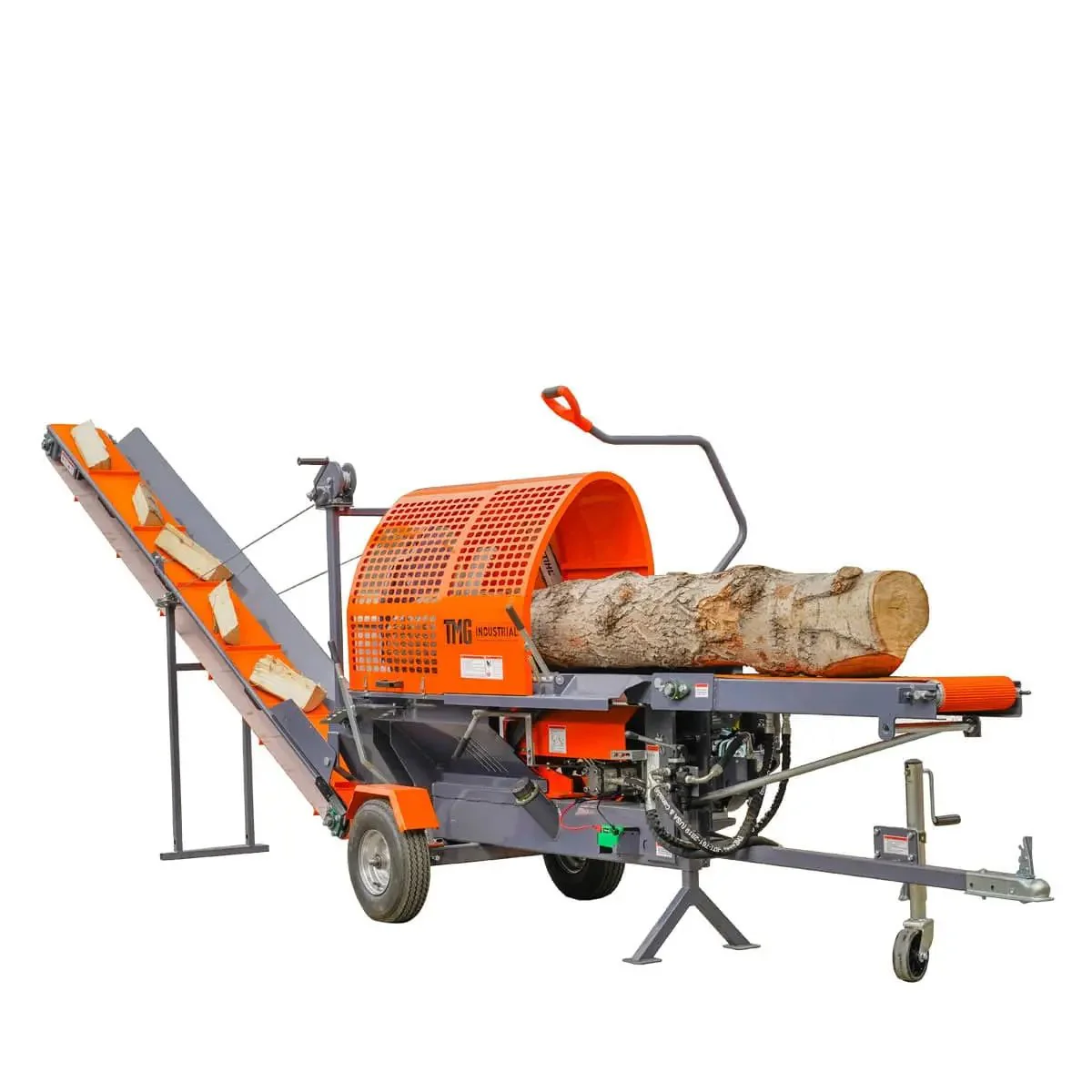 Firewood Log Splitter Processor Conveyor, 380 x 610 mm (15" x 24") Log Capacity, 14 HP Kohler Engine, TMG‑GLS20 - Image 10