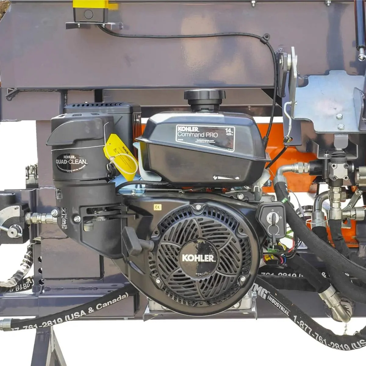 Firewood Log Splitter Processor Conveyor, 380 x 610 mm (15" x 24") Log Capacity, 14 HP Kohler Engine, TMG‑GLS20 - Image 13