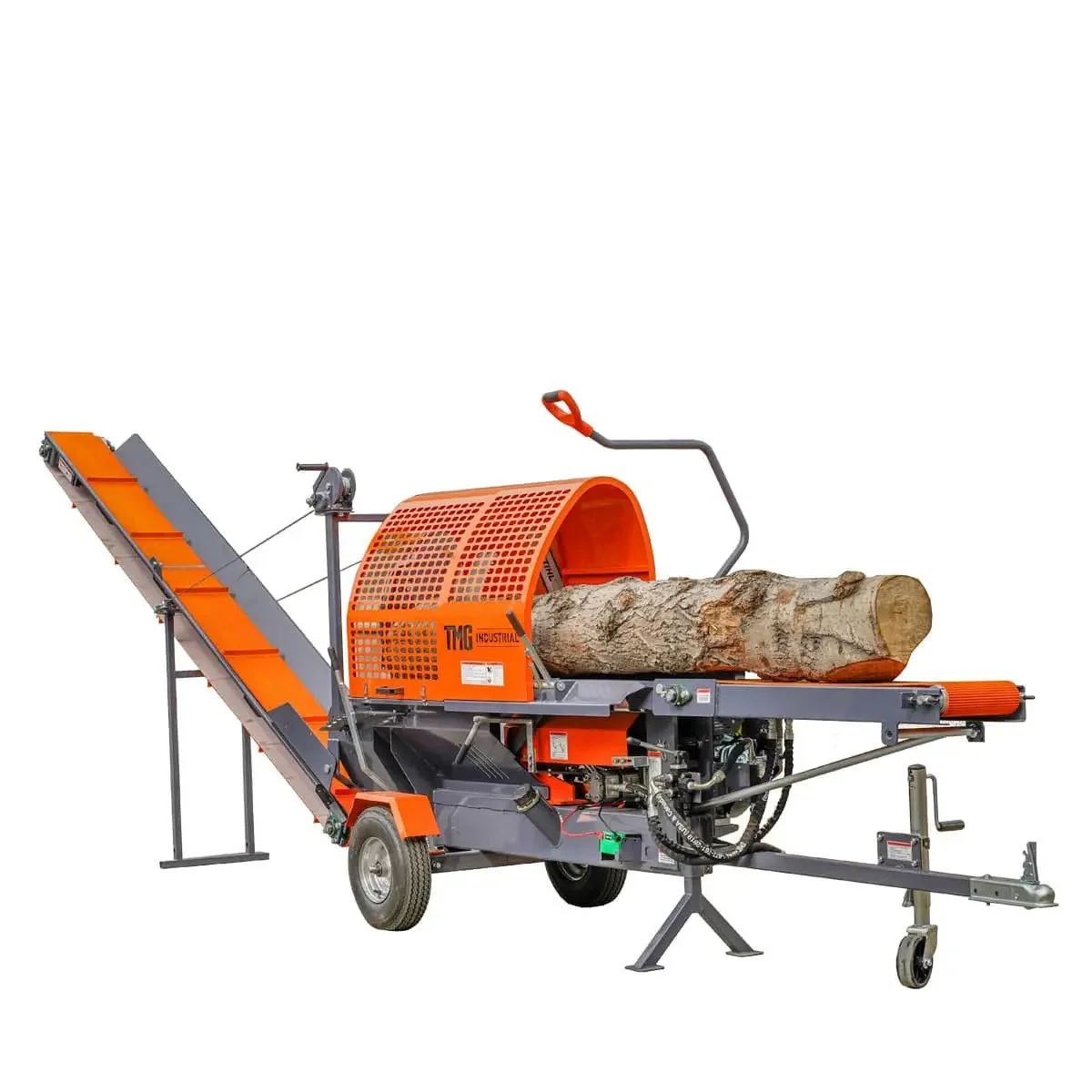 Firewood Log Splitter Processor Conveyor, 380 x 610 mm (15" x 24") Log Capacity, 14 HP Kohler Engine, TMG‑GLS20 - Image 9