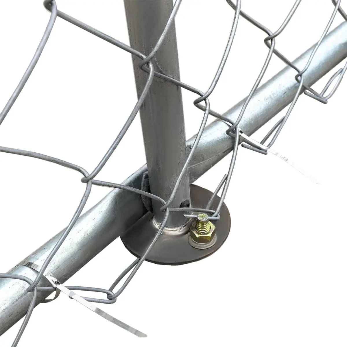 6 x 6 m Outdoor Dog Kennel Playpen with Locking Gate, 1.85 m Chain-link Fence, TMG-DCP2020 - Image 13