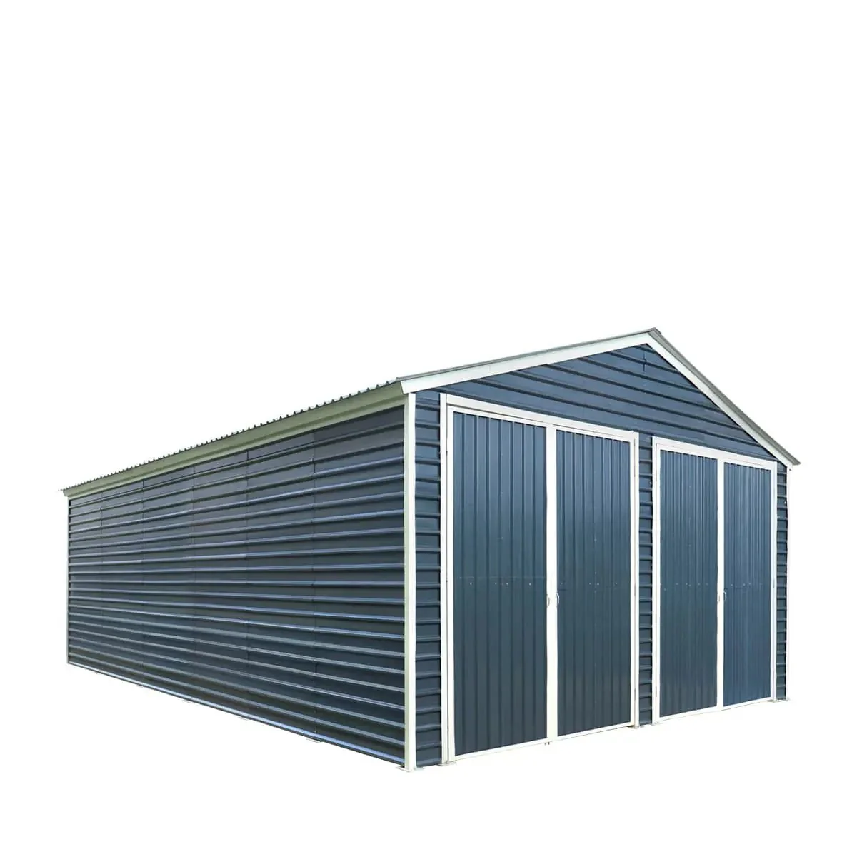 6 x 9 m Metal Garage Shed with Double Front & Side Doors, 4 m Peak Height, TMG-MS2030 - Image 7