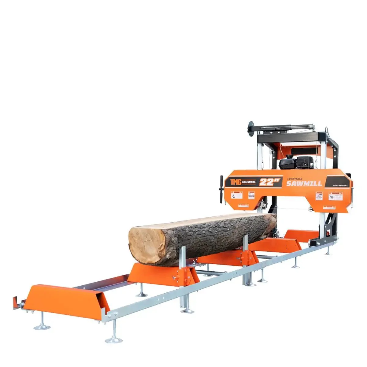 TMG Heavy Series™ Portable 560mm Sawmill (Blade is not Included) with 7 HP Kohler Gas Engine - Bandsaw Mill for 3.5m Logs, TMG-PSM22 - Image 7
