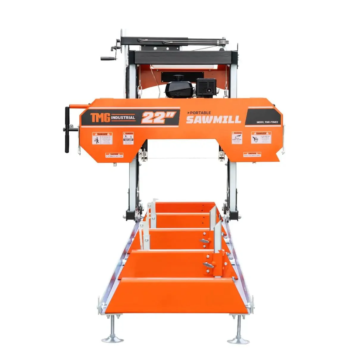 TMG Heavy Series™ Portable 560mm Sawmill (Blade is not Included) with 7 HP Kohler Gas Engine - Bandsaw Mill for 3.5m Logs, TMG-PSM22 - Image 9