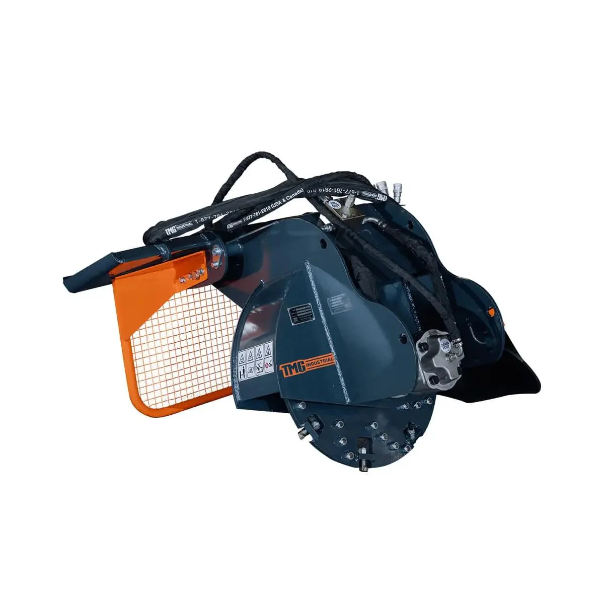 Skid Steer Stump Grinder, 610 mm (24″) Rotor Size, 180 mm (7″) Cutting Below Ground, TMG-SSG25 - Image 7