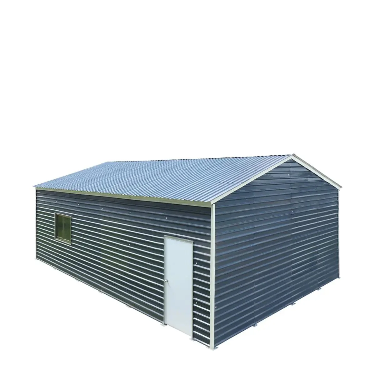 8 x 9 m Metal Garage Shed with Double Front & Side Doors, 4.3 m Peak Height, TMG-MS2630 - Image 12