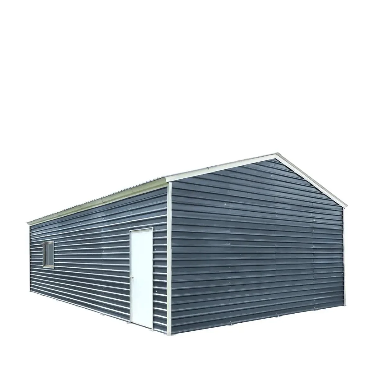 8 x 9 m Metal Garage Shed with Double Front & Side Doors, 4.3 m Peak Height, TMG-MS2630 - Image 7